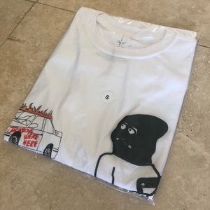 Travis Scott JACKBOYS Mask On White Tee